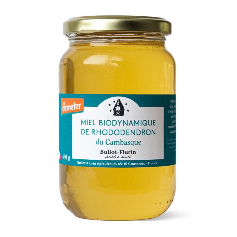 Biodynamic Rhododendron Honey from Cambasque - 480g