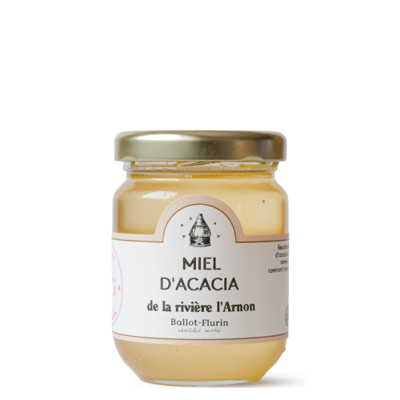 Miel d'Acacia de la rivière l'Arnon - 125g