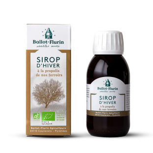 Sirop d'hiver à la propolis de nos terroirs - 89% Miel Bio