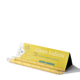 Hopi ear candle - Indian cones - beeswax and cotton flannel