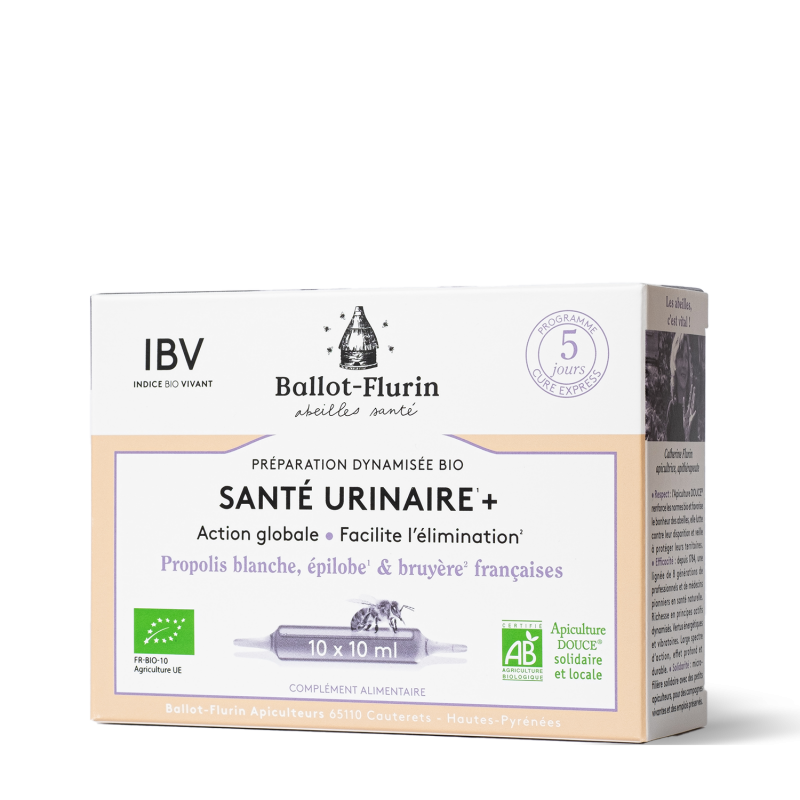 Ampoules dynamisées action globale Santé Urinaire+